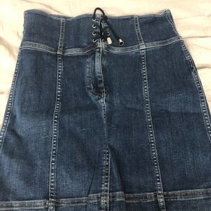 Free People Denim Skirt